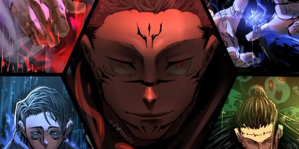 Imagem do grupo de WhatsApp ⛩️𝙴𝚂𝙲𝙾𝙻𝙰 𝙷𝙴𝙸𝙰𝙽⛩️ jujutsu shenanigains