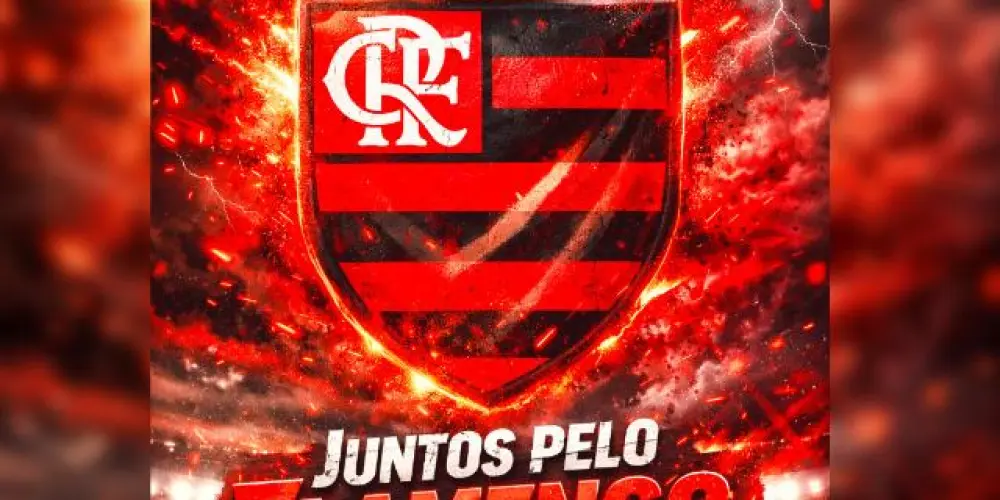 Imagem do grupo de WhatsApp JUNTOS PELO FLAMENGO 🔴⚫
