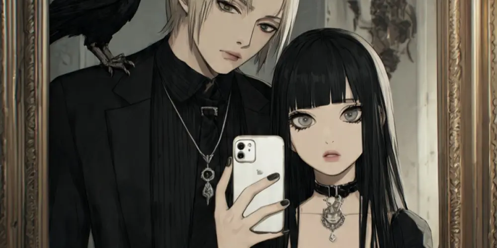 Imagem do grupo de WhatsApp K̶a̶f̶o̶f̶o̶👻❤