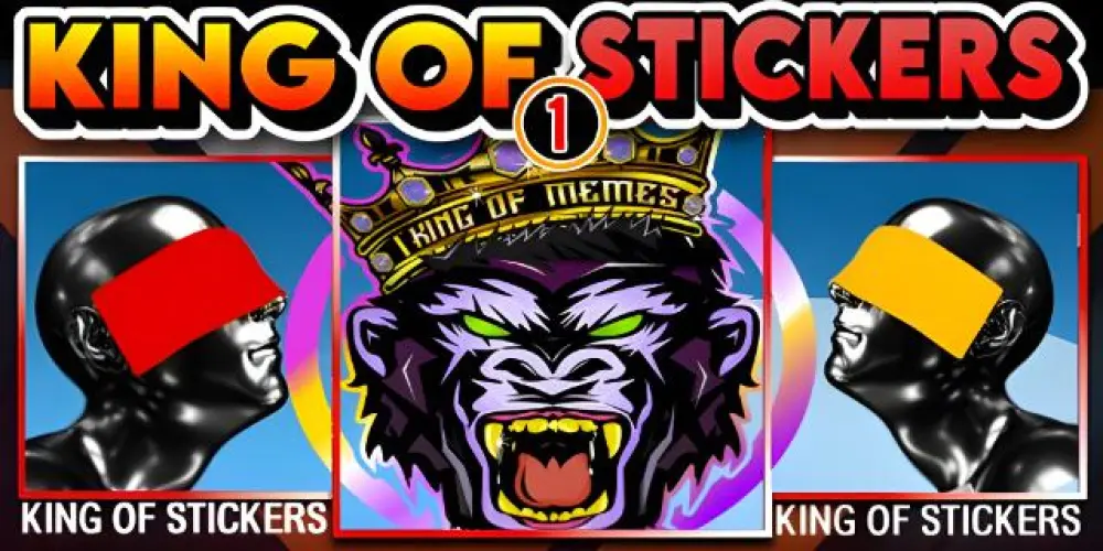 Imagem do grupo de WhatsApp King of Stickers