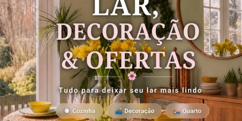 Imagem do grupo de WhatsApp LAR, DECORAÇÃO & OFERTAS