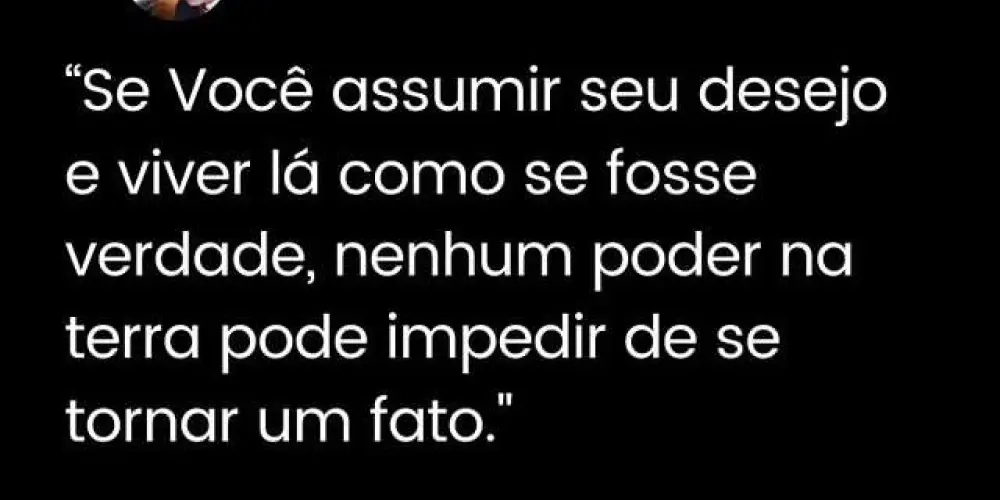 Imagem do grupo de WhatsApp Lei da suposição Neville Goddard