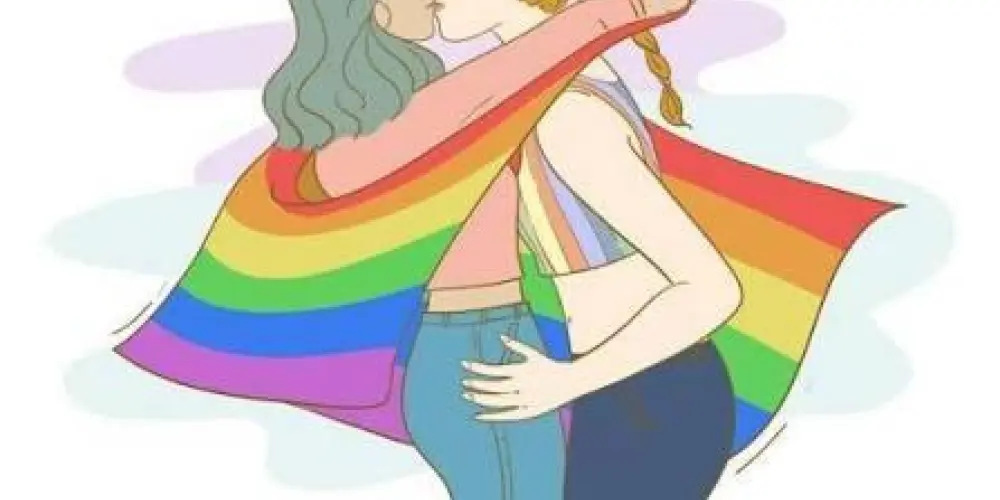 Imagem do grupo de WhatsApp lésbicas e bi