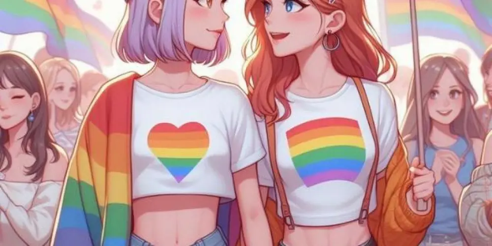 Imagem do grupo de WhatsApp LGBTQIA+ 🔥💋