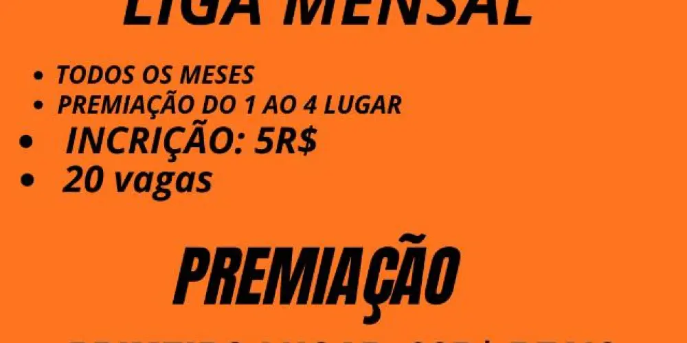 Imagem do grupo de WhatsApp LIGA MENSAL BRAZUCA XP🎩