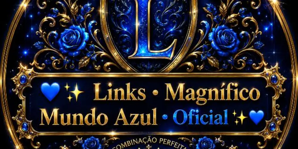 Imagem do grupo de WhatsApp 💙✨ Links • Magnífico Mundo Azul • Oficial ✨💙