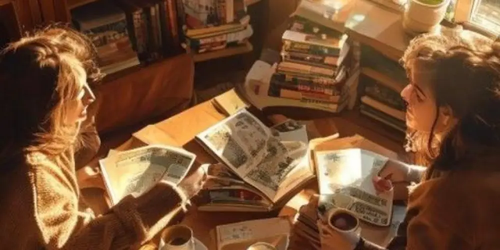 Imagem do grupo de WhatsApp Livros, Cafés e Afins📚☕✨