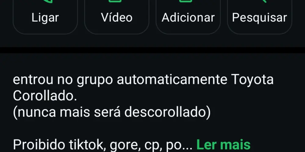 Imagem do grupo de WhatsApp Los pollos hermanos