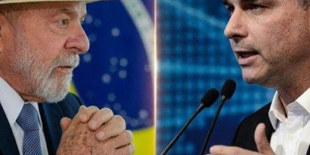 Imagem do grupo de WhatsApp Lula 13 ❌ Flávio 22 -> 2026