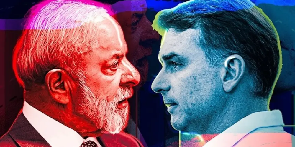 Imagem do grupo de WhatsApp LULA VS FLÁVIO BOLSONARO 2026