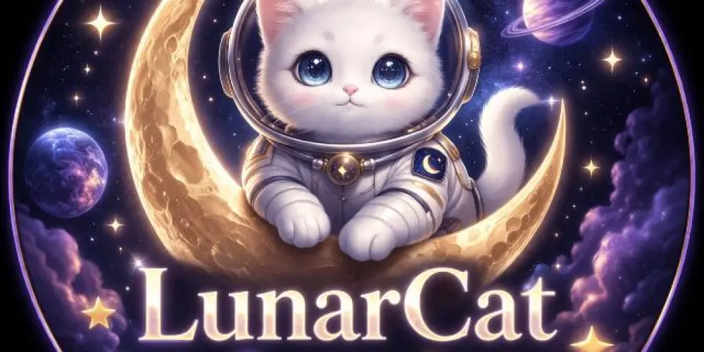 Imagem do grupo de WhatsApp 🌙✨LunarCat Space Stickers🐱💫
