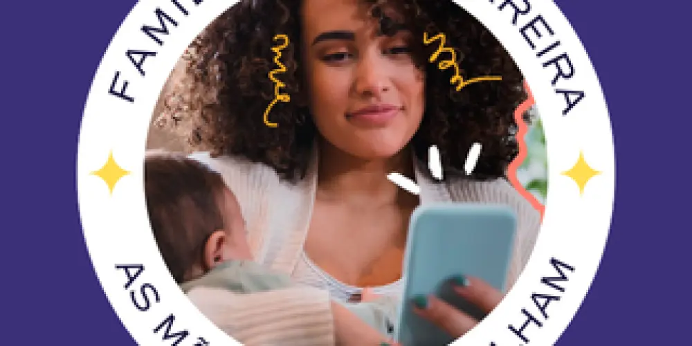 Imagem do grupo de WhatsApp Mães que Trabalham