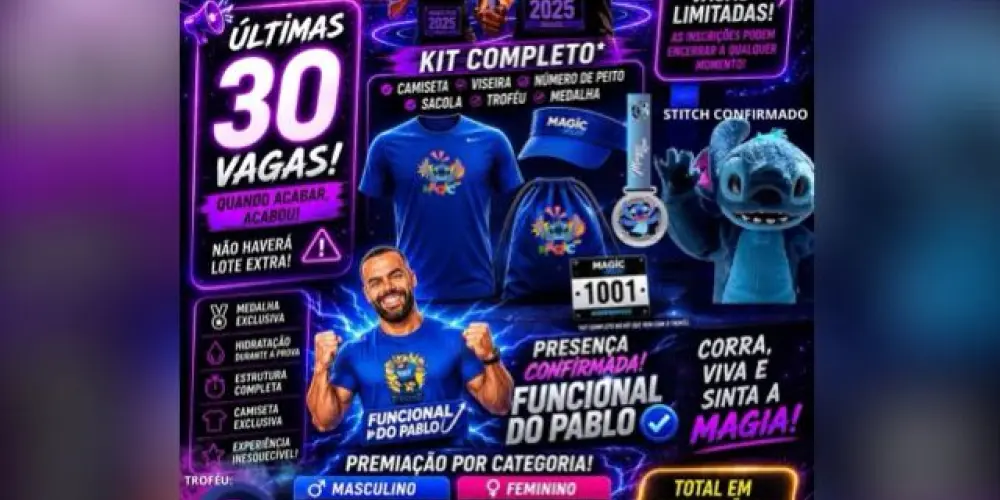 Imagem do grupo de WhatsApp Magic Run - Parque de Madureira