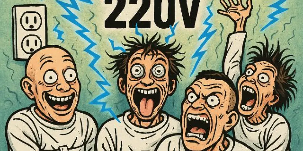 Imagem do grupo de WhatsApp ⚡ MANICÔMIO 220V ⚡