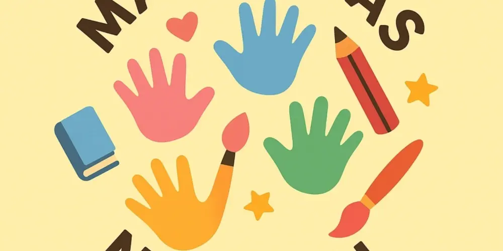 Imagem do grupo de WhatsApp Mãozinhas no papel