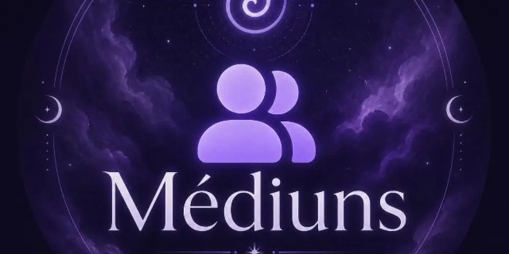 Imagem do grupo de WhatsApp Médiuns 🌀
