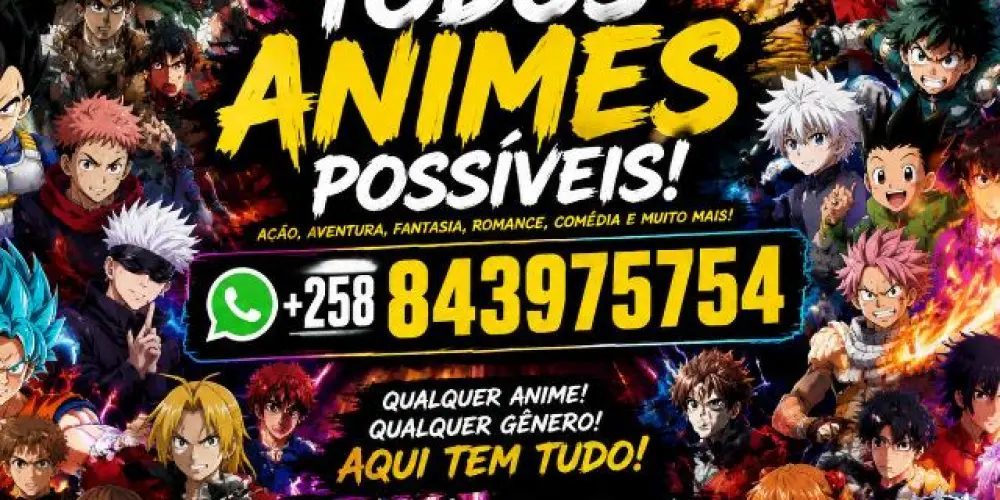 Imagem do grupo de WhatsApp MELHORES ANIMES É SERIES