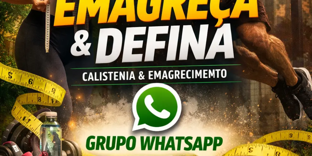Imagem do grupo de WhatsApp Melhores dicas de emagrecimento e treinos.