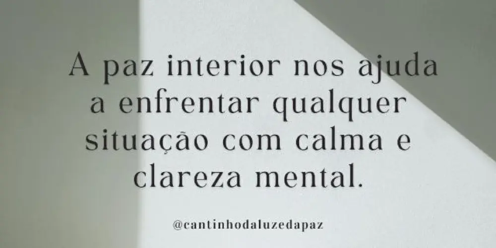 Imagem do grupo de WhatsApp Mensagem de paz