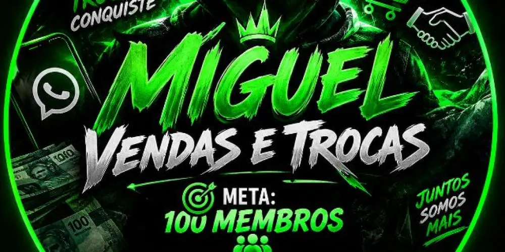 Imagem do grupo de WhatsApp Miguel vendas e trocas