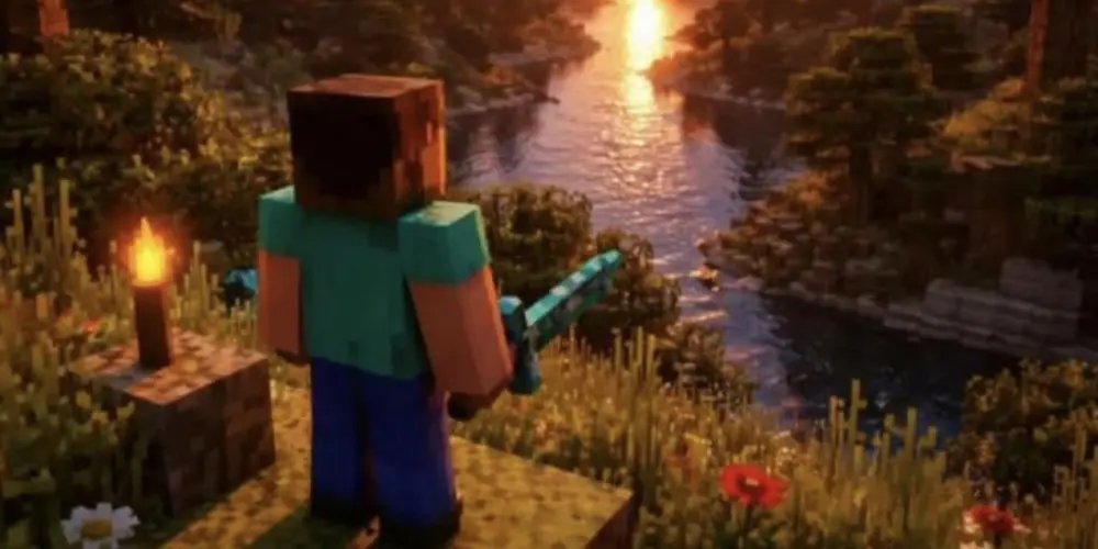 Imagem do grupo de WhatsApp Minecraft bedrock