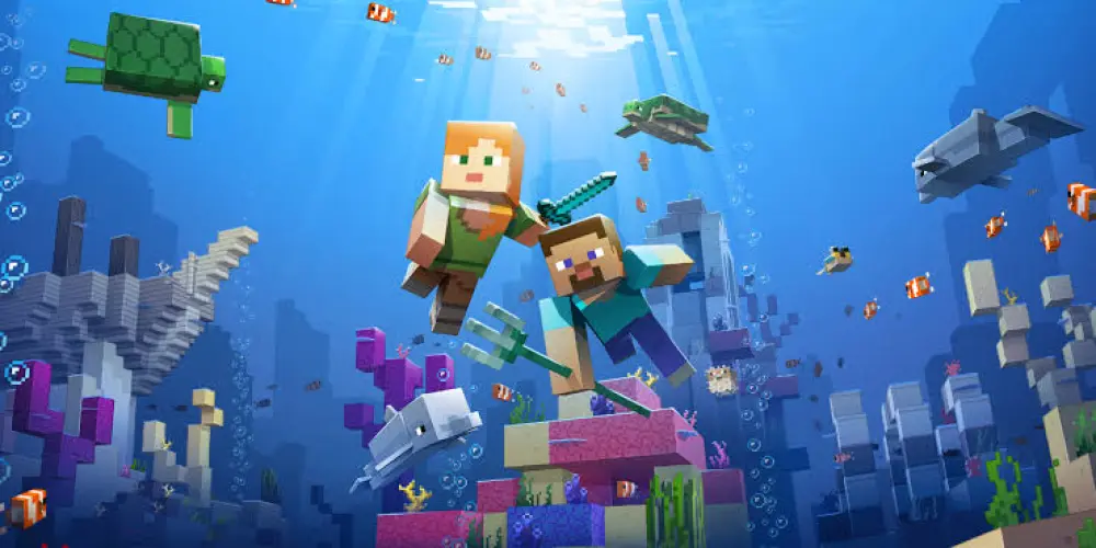 Imagem do grupo de WhatsApp Minecraft Bedrock  Brasil 🎮🏕️🗡️