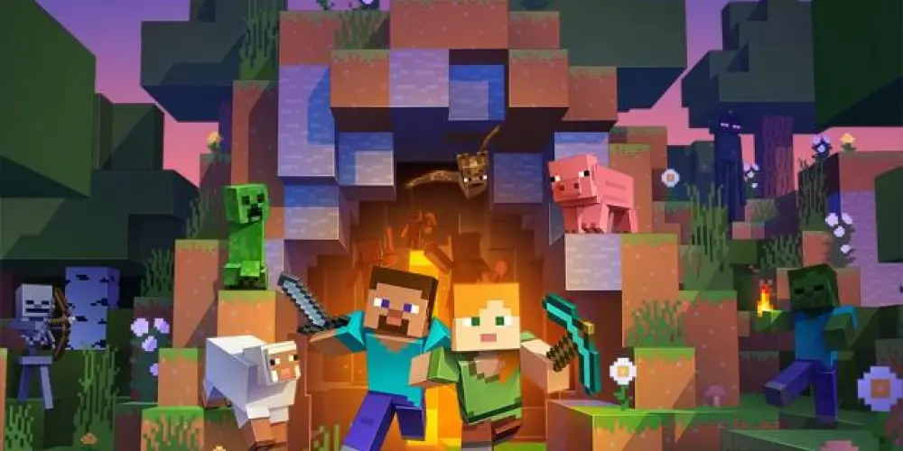 Imagem do grupo de WhatsApp Minecraft Java e bedrock