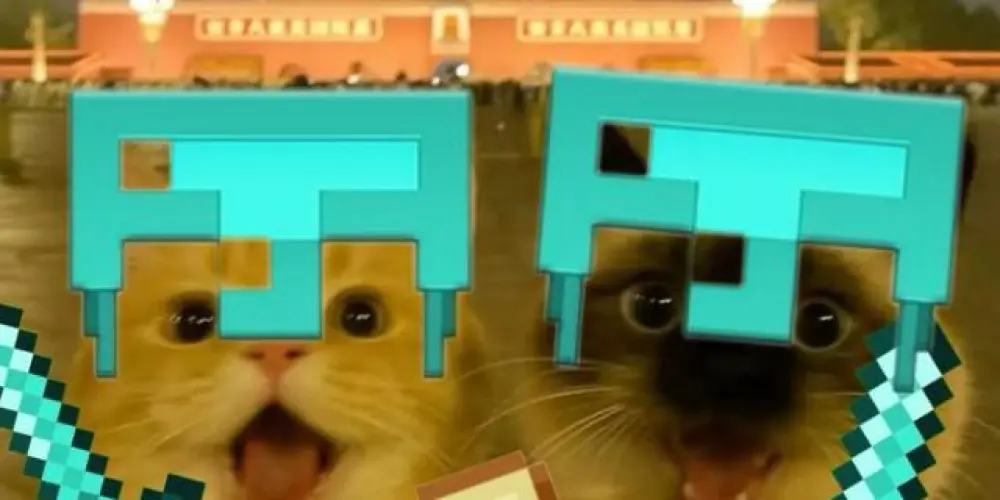 Imagem do grupo de WhatsApp Minecraft survival