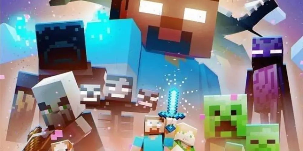 Imagem do grupo de WhatsApp Minecraft survivel+18