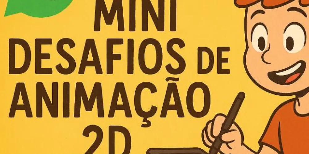 Imagem do grupo de WhatsApp Mini Desafios de Animação