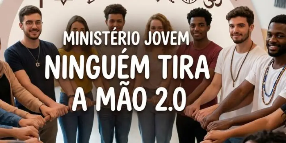 Imagem do grupo de WhatsApp Ministério jovem ninguém solta a mão 2.0✝️