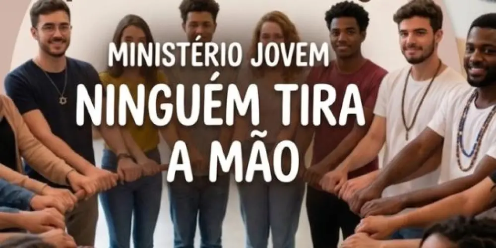 Imagem do grupo de WhatsApp Ministério jovem ninguém solta a mão ✝️