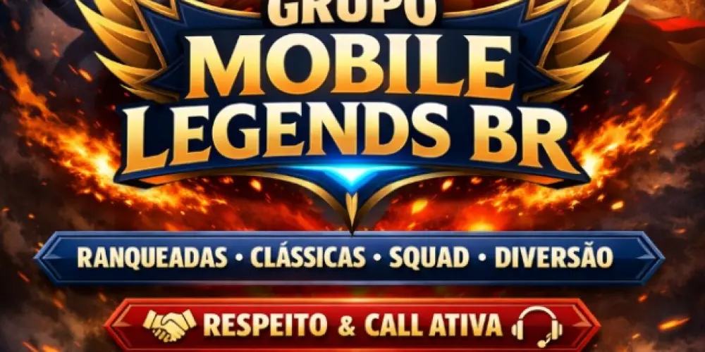 Imagem do grupo de WhatsApp Mobile legends