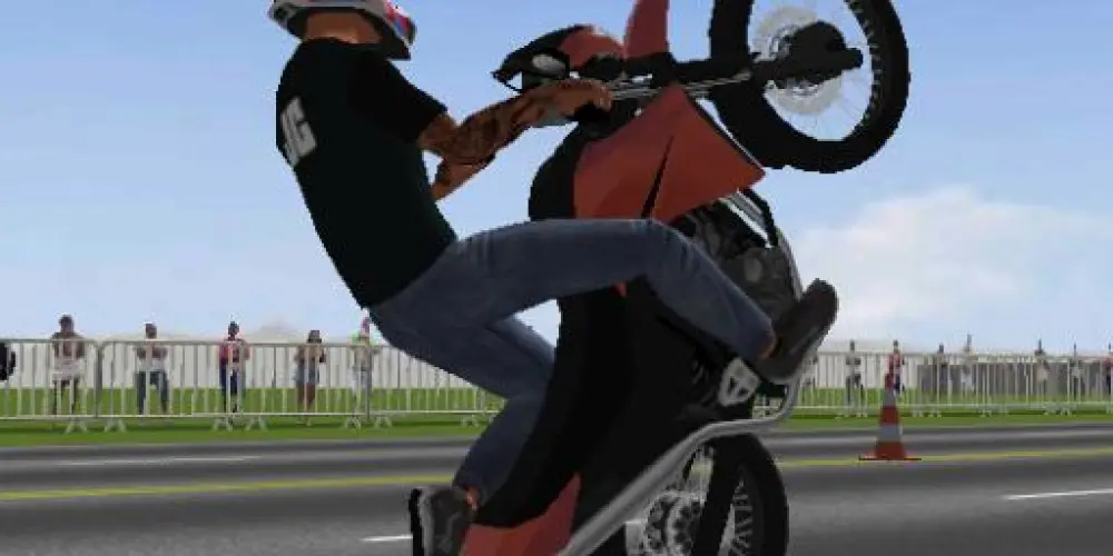 Imagem do grupo de WhatsApp Moto Wheelie 3D
