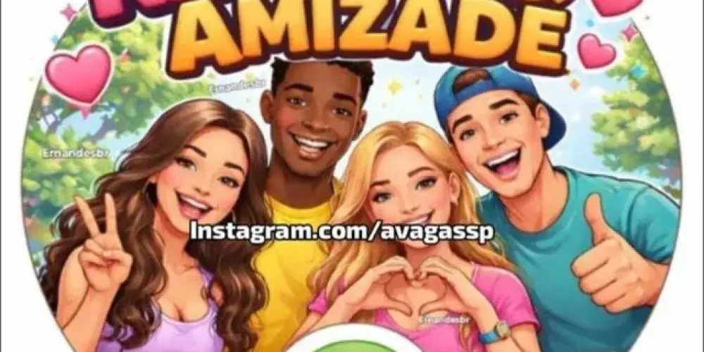 Imagem do grupo de WhatsApp Namoro Amizade 2026