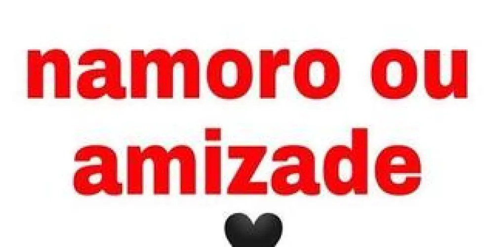 Imagem do grupo de WhatsApp Namoro ou amizade