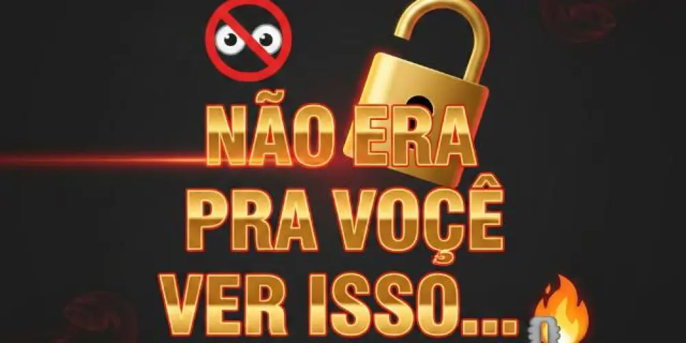 Imagem do grupo de WhatsApp 👀🚫 Não Era Pra Você Ver Isso 🔒
