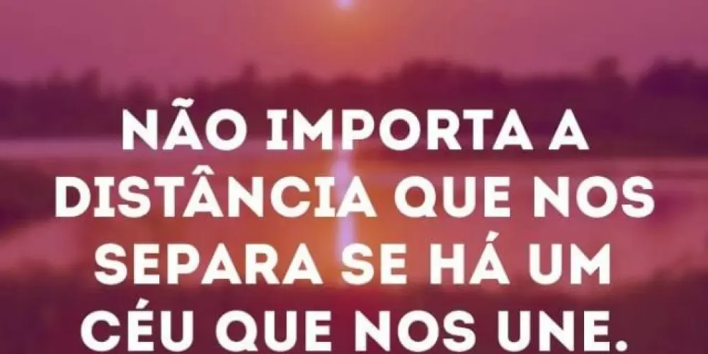 Imagem do grupo de WhatsApp Não,ha distância que nos,separe