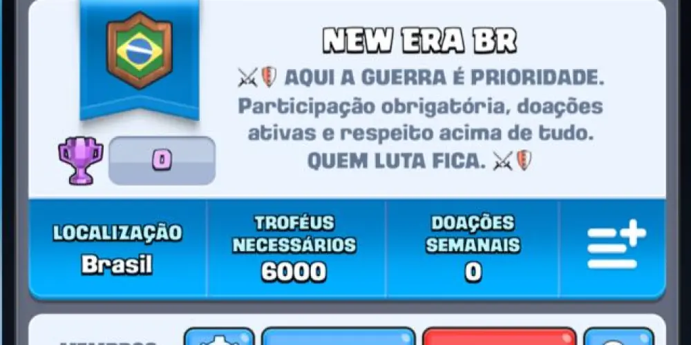 Imagem do grupo de WhatsApp NEW ERA BR ⚔️🛡️