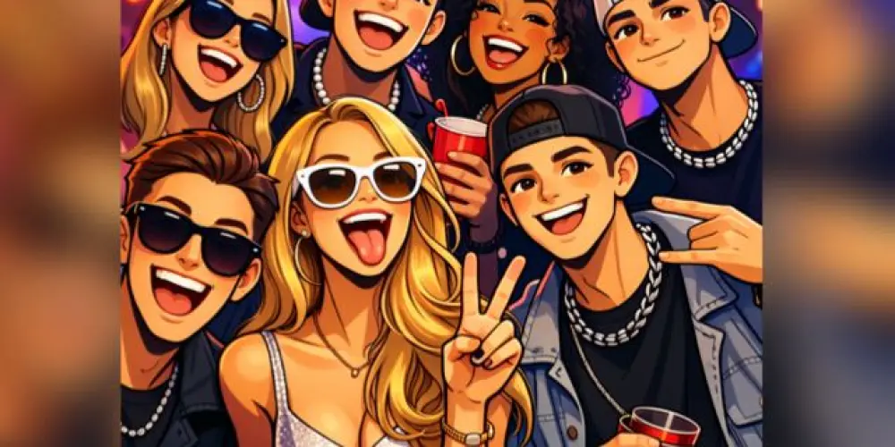 Imagem do grupo de WhatsApp •	☾ Night Vibes ☽ 	•	—