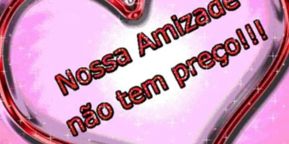 Imagem do grupo de WhatsApp Nossa amizade não tem preço