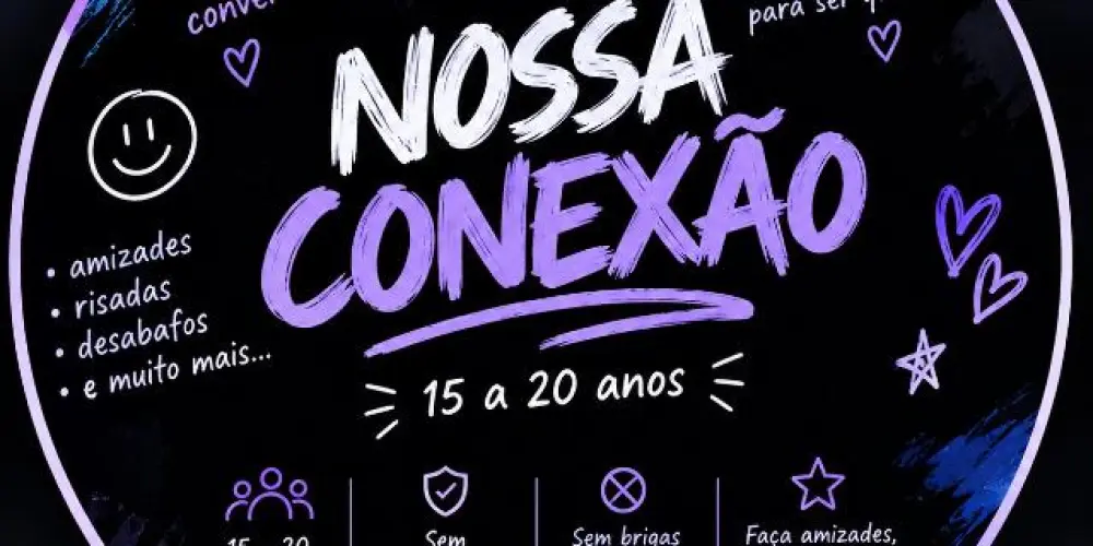 Imagem do grupo de WhatsApp NOSSA CONEXÃO!!💜🖤