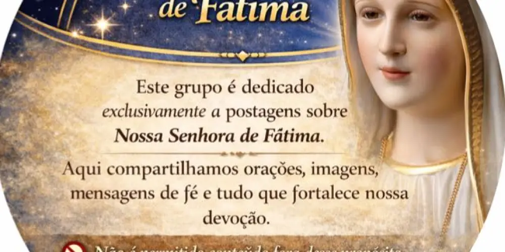 Imagem do grupo de WhatsApp NOSSA SENHORA DE FATIMA