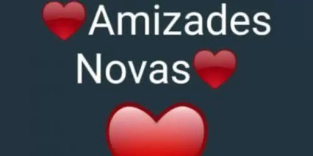 Imagem do grupo de WhatsApp Novas amizades