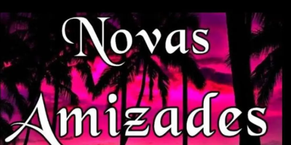 Imagem do grupo de WhatsApp Novas amizades