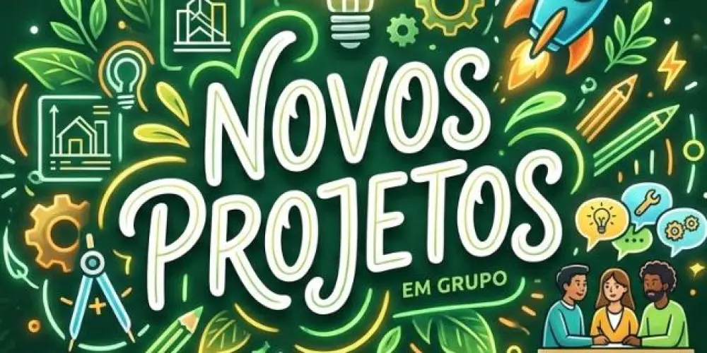Imagem do grupo de WhatsApp Novos Projetos