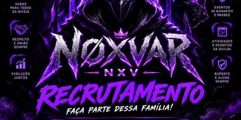 Imagem do grupo de WhatsApp NØXVAR - NXV FREE FIRE