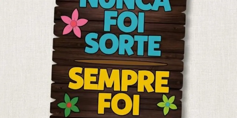 Imagem do grupo de WhatsApp Nunca Foi Sorte Sempre Foi Deus
