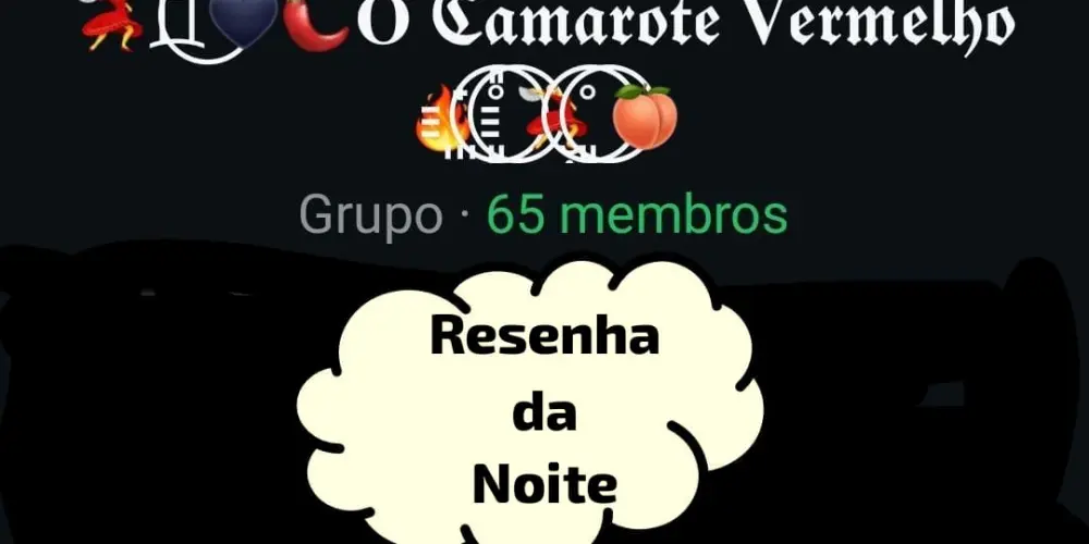 Imagem do grupo de WhatsApp O Camarote Vermelho