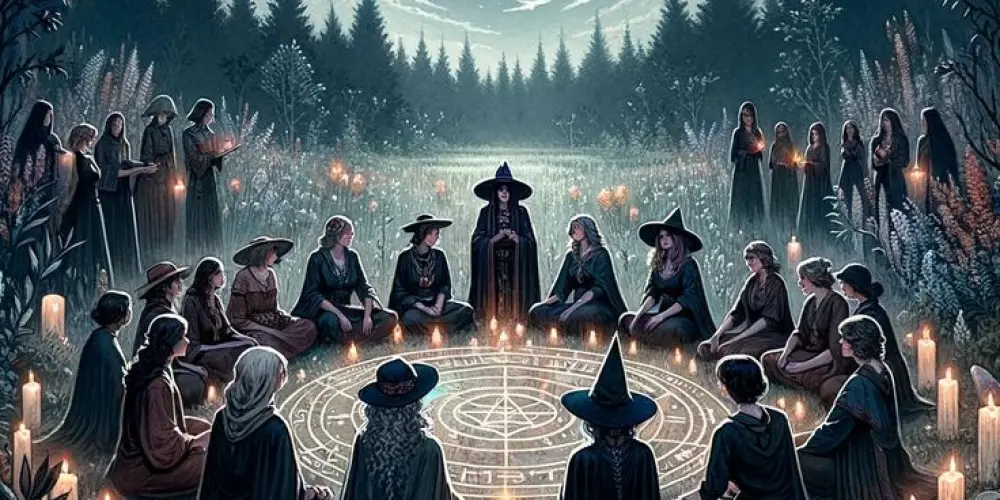 Imagem do grupo de WhatsApp O COVEN